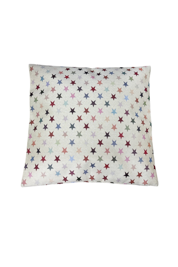 poszewka dekoracyjna, poszewka świąteczna, poszewka wgwiazdki, poszewka gobelinowa