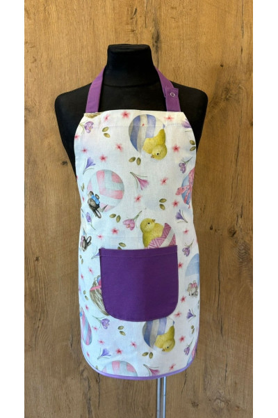fartuszek wielkanocny, fartuszek kuchenny, fartuszek kurki, fartuszek wiosenny, fartuszek dziecęcy