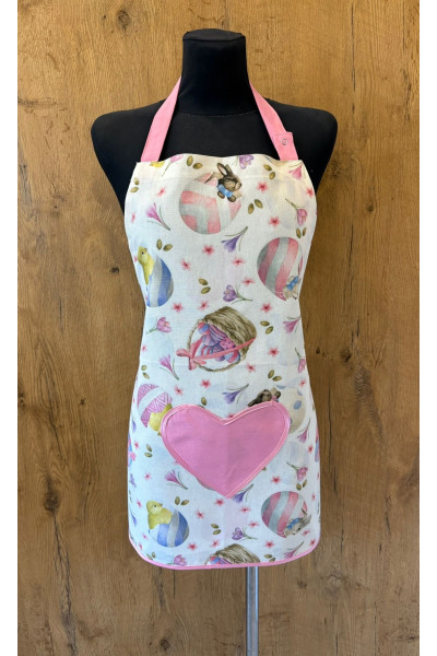 fartuszek wielkanocny, fartuszek kuchenny, fartuszek pisanki, fartuszek wiosenny, fartuszek damski