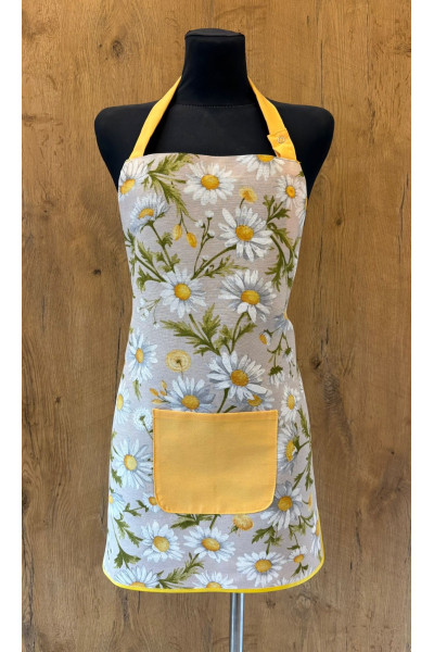 fartuszek wielkanocny, fartuszek kuchenny, fartuszek stokrotki, fartuszek wiosenny, fartuszek damski