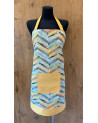 fartuszek zygzak, fartuszek kuchenny, fartuszek wiosenny, fartuszek damski
