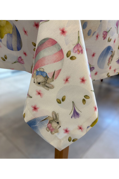 obrus wielkanoc , obrus ozdobny, obrus kwadratowy, obrus wiosenny, obrus na stół, obrus pisanka